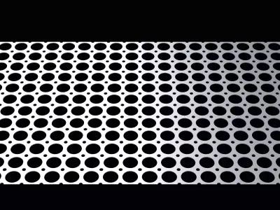 Perforated panel with 53 percent opening 25O147 3D model