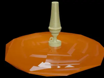 Table lamp 4 PBR  Free low-poly 3D model