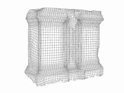 Tombstone roman tomb Low-poly 3D model