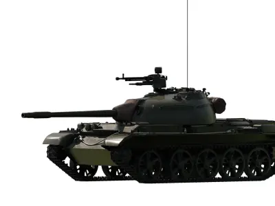 Type 62 light tank 3D model