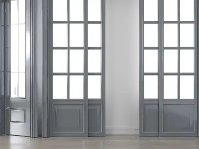 sub style American door combination 3D model