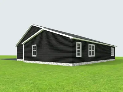 Cape Cod House 6 3D model