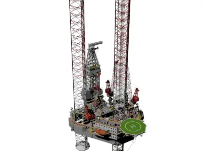  Jack up oil rig 