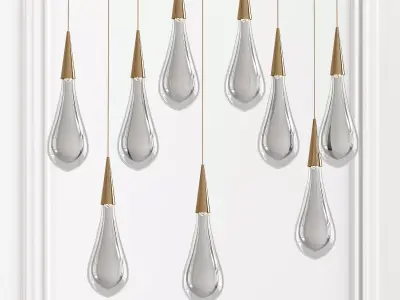 Chandelier The Pour 3D model