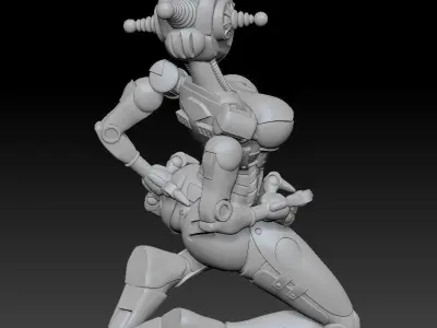 Assaultron Fallout4 3D print model