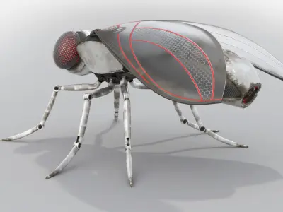 Robot Fly 3D model