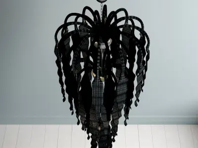 Flame Chandelier by Iris Cristal 3D model
