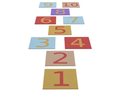 Hopscotch 3D model