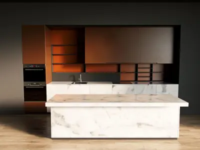 48-Kitchen12 matte 4 3D model