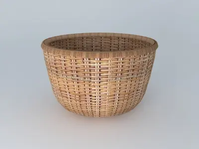 Paneiro wicker basket Free 3D model
