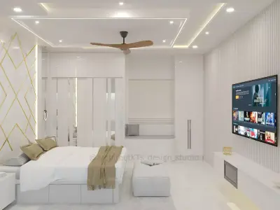 Bedroom Interior Design - 5 3D model