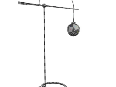 Modern lamp Low-poly 3D model 2