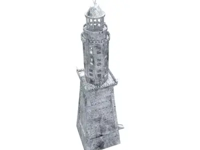 Lighthouse of Alexandria V01 Low-poly 3D model