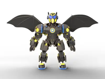 Bat Robot 3D model
