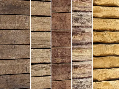 Wooden Plank Collection 2 3D model