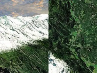 Mountain landscape Collection 3D Model Pack