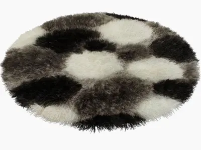 Carpet Lima round 3D model