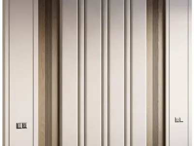 Wall panel 09 3D model