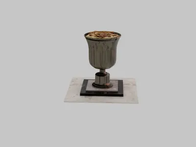 Zoroastrian Eternal Flame Free low-poly 3D model