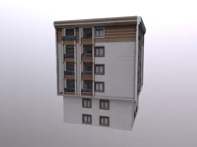 Architectural Building-11 Low-poly 3D model purchase