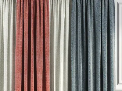 Curtain Set 89 3D model
