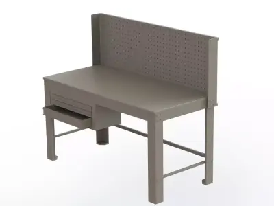 Garage table Free 3D print model