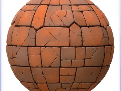 Stylized Wall Seamless Texture Texture 123