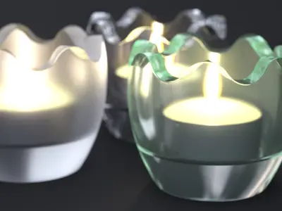 CHRISTMAS CANDELITE HOLDER 2024 3D model