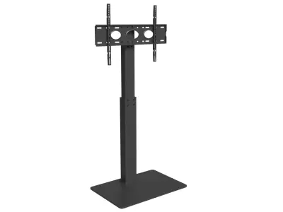 Minimalist TV Floor Stand Studio Easel Tripod Mount  Low-poly 3D model