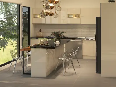 Modern kitchen 3D model