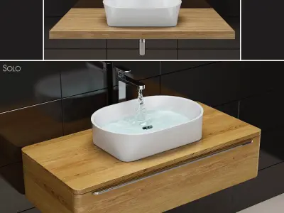 sink Ravak Solo 3D model