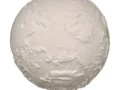 Lampe Le voyage dans la lune Georges Melies 3D print model