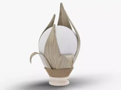 Bedside Table Lamp 3D model