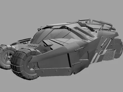 Batman Tumbler 3D model