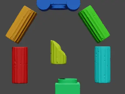 Ionic column constructor 3D print model