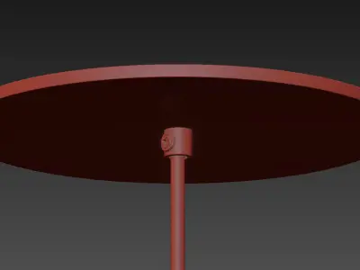 SMOOTH TAPERED LINE PENDANT By Lightology Collection 3D model