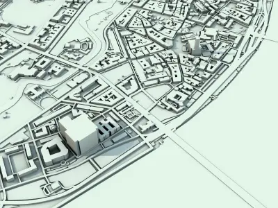 Riga City Latvia 3D print model