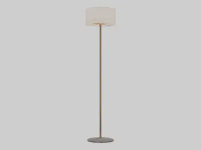 Floor lamp base model Low-poly 3D model