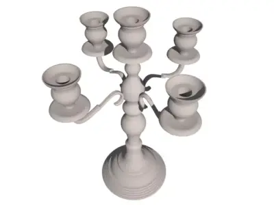 candle holder Free 3D model 6