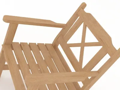 Outdoor Garden Chair 3D model