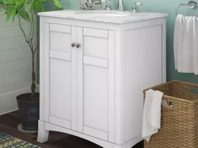 Manningtree Single Bathroom Vanity Set 3D model