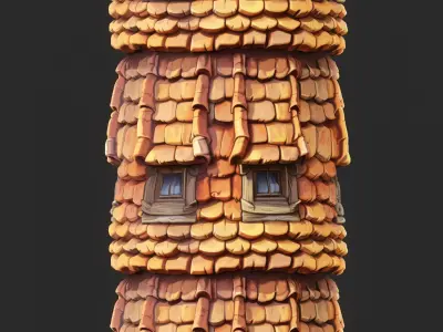 Stylized Roof Seamless Texture  Texture