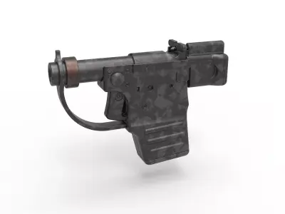 Mandalorian pocket blaster pistol from The Book of Boba Fett 3D model