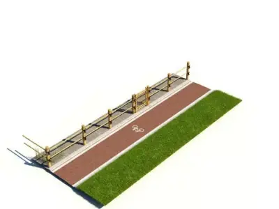 Bike Track 3D model