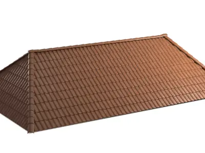 Roof ready 3D model