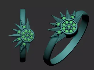 Ring Sun 3D print model purchase