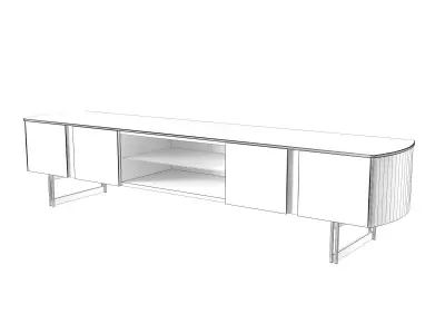 Butterfly 4 TV Cabinet 3D model