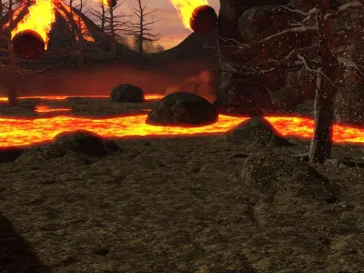 Hot World 3D model