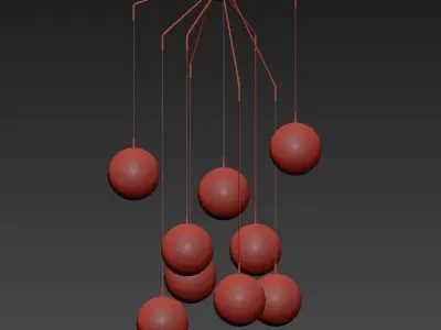 Sedona LED Chandelier 3D model