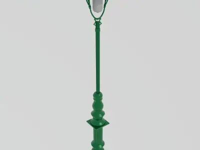 French Lamp Post 3D model